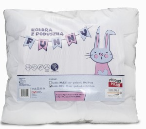 pościel polska 90x120 kołdra poduszka do łóżeczka 