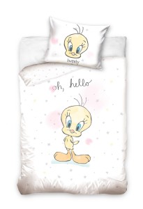 Pościel do łóżeczka 100x135 Tweety zwariowane melodie
