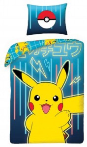 Pościel Młodzieżowa 160x200 Pokemon Pikachu