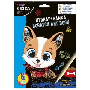 Wydrapywanka Zdrapywanka Pieski 6arkuszy