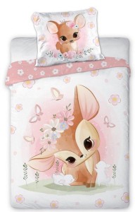 Pościel 100x135 do łóżeczka sarenka