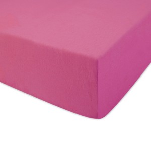 Prześcieradło Jersey 140x200 z gumką róż