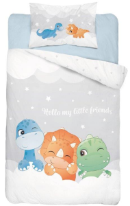 Pościel 100x135 do łóżeczka dinozaury dino dinusie
