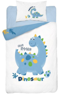 Pościel bambusowa 90x120 antyalergiczna Dino