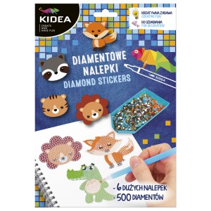 Naklejki diamentowe Zwierzęta zestaw kreatywny