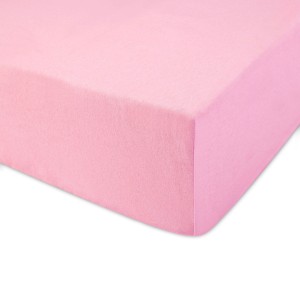 Prześcieradło Jersey 70x140 z gumką do łóżeczka róż