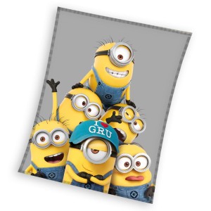 Koc licencyjny polarowy 150x200 Minionki