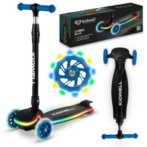 Hulajnoga balansowa LuMo niebieska dla chłopca i dziewczynki 