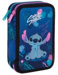 Piórnik z wyposażeniem Coolpack Jumper 2 Stitch blue