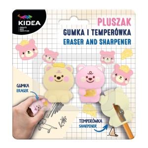 Pluszak Temperówka i gumka 