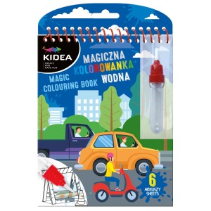 Magiczna wielorazowa kolorowanka wodna pojazdy  