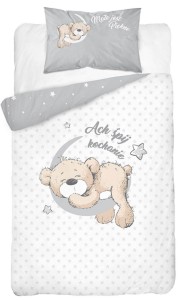 Pościel dziecięca bawełniana 100x135 z bajkowym wzorem wyprawka do przedszkola