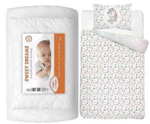 Komplet pościeli 100x135 do łóżeczka z kołdrą i poduszką wyprawka