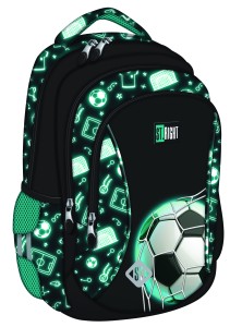 Plecak wczesnoszkolny ST.RIGHT piłka neon
