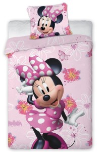 Pościel na licencji 140x200 bawełniana Myszka Minnie 