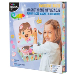 Śmieszne buzie magnetyczne stylizacje Kidea 