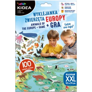 Wyklejanka zwierzęta Europy + gra 