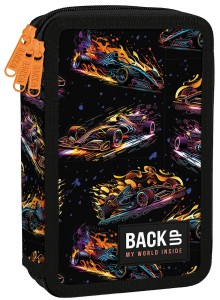 Piórnik potrójny z wyposażeniem BackUp super wyścigówka