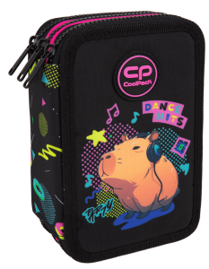 Piórnik z wyposażeniem Coolpack Jumper 3 kapibara music
