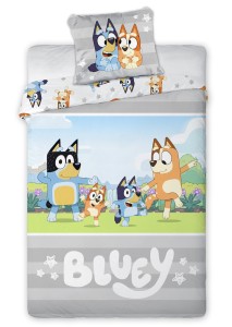 Poście do łózeczka BLUEY 100x135 wyprawka do żłobka