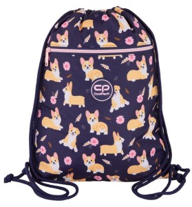 Worek na obuwie coolpack  vert pieski corgi