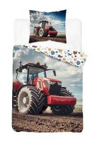 Pościel bawełna 140x200 Traktor Ciągnik